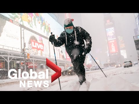 Massive snowstorm buries parts of Northeastern US