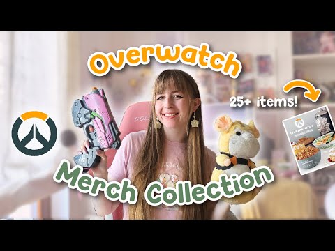 Large Overwatch Merch Collection 🎮 25+ Items  🔫🐹