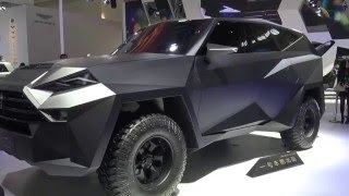 北京モーターショー(Auto China)2016 開幕！IAT 装甲車のようなデザイン Karlman King