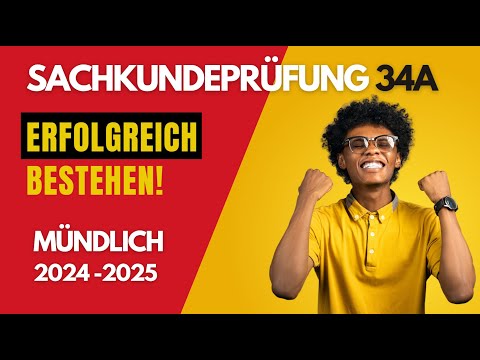 Successfully pass: Expert knowledge test 34a – Oral examination and sample questions