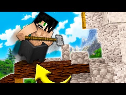 1 SU 2 QUITTA DOPO IL PRIMO SALTO - Getting Over It in Minecraft #1
