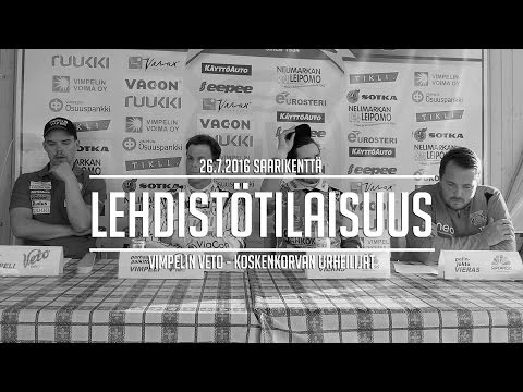 26.7.2016 Veto - Kossu lehdistötilaisuus