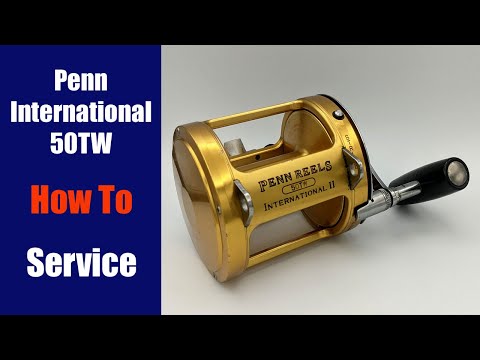 Penn International II 50TW Fishing Reel - How To Service This...