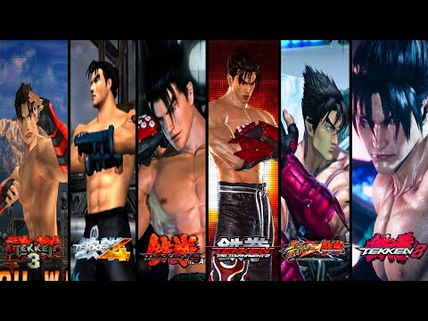 Evolution of Jin Kazama's All Intro & Outro Poses (1999-2024) | Tekken Series