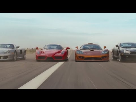 Enzo vs Carrera GT vs S7 vs SLR
