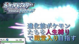【ポケモンBDSP】進化前ポケモンたちを人生縛りで殿堂入り目指す！#2