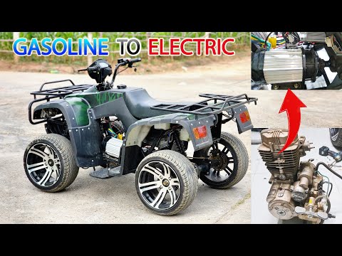 ATV Quadbike GASOLINE Conversion To ELECTRIC Quadbike at home