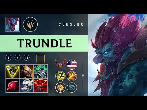Trundle Jungle vs Hecarim - NA Grandmaster Patch 26.02