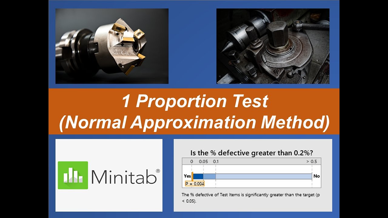 Hypothesis Testing (Part 6) - 1 Proportion Test ( Normal approximation method) Minitab