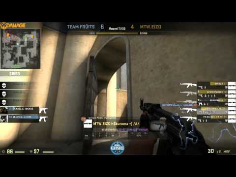 ESL One Cologne 2014 Open Qualifier - Viertelfinale  team fruits vs. mTw  (de_dust2) Map 3