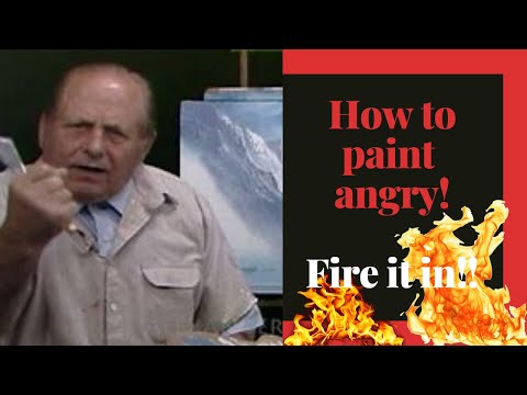 How to paint "angry"...Bill Alexander, Fire In!
