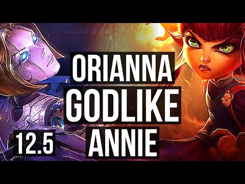 ORIANNA vs ANNIE (MID) | 67% winrate, Godlike, 8/3/9 | KR Challenger | 12.5