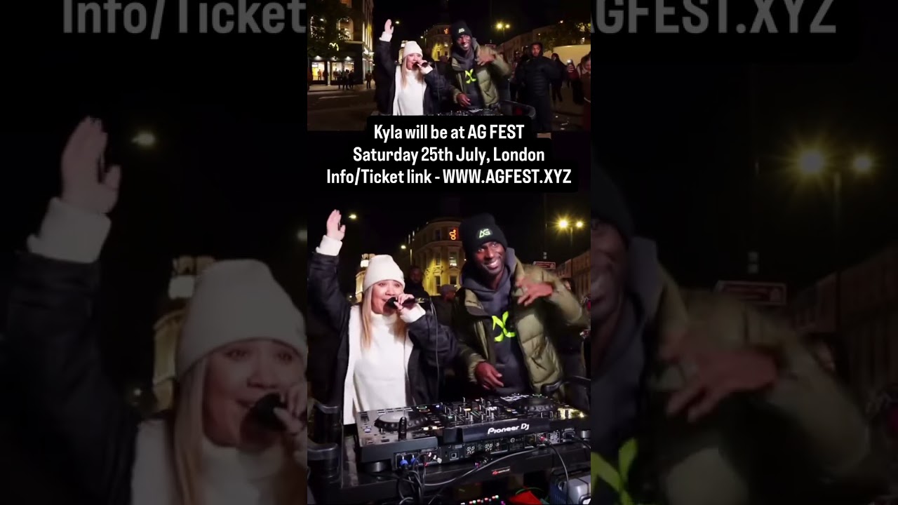 kylaofficial will be at AG FEST Saturday 25th July, London DONT MISS OUT GET YOUR TICKETS NOW