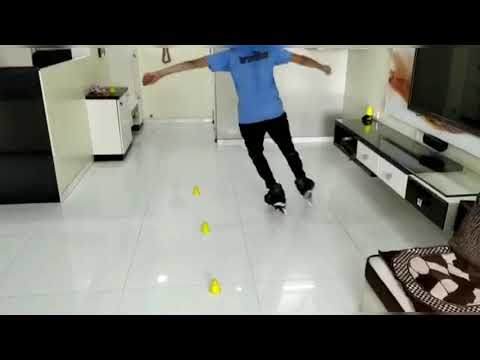 FORWARD J TURN - INLINE FREESTYLE SKATING. LEVEL-3 TRICK. SLALOM.