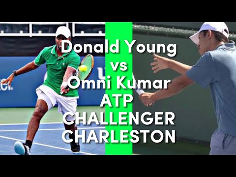 Donald Young vs Omni Kumar! ATP CHALLENGER Charleston! (Highlights)