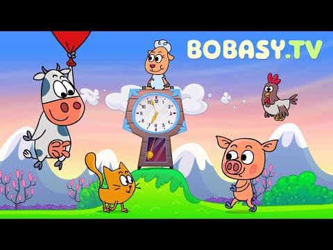 ⏰ Tik Tak - Piosenka dla Dzieci o Zegarze - Bobasy TV - Bajkowe Teledyski Dla Dzieci