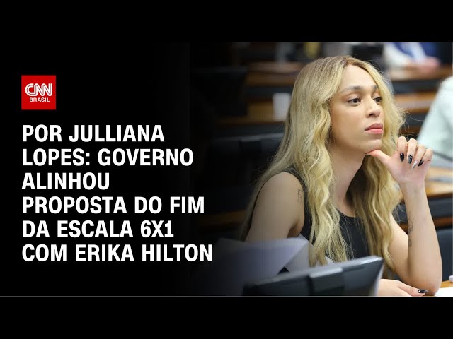 Governo alinhou proposta do fim da escala 6x1 com Erika Hilton | HORA H