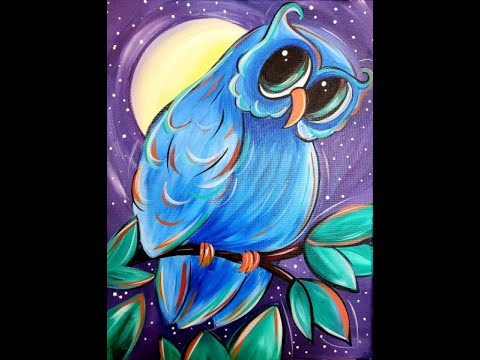 How To Paint: Night Owl Step-by-step