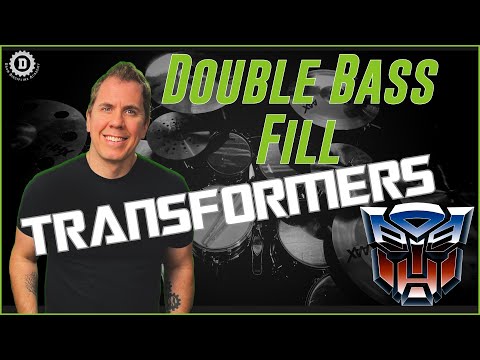 DOUBLE BASS FILL TRANSFORMERS - DRUM LESSON //DRUM DISCIPLINE ACADEMY