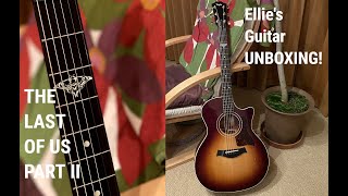 Video thumbnail for The Last of Us Part II Ellie's Guitar UNBOXING!! Taylor 314ce Replica (English sub) by NINA Riffs