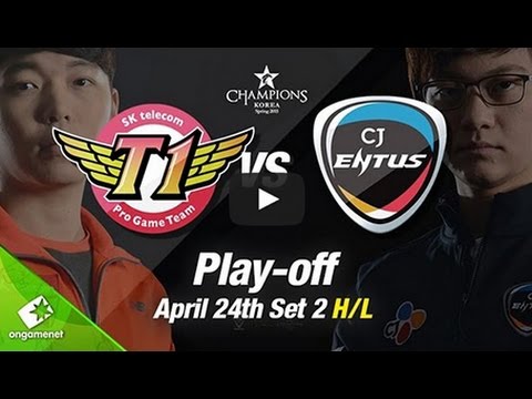 SK Telecom T1 vs CJ Entus Game 2 - LCK Summer 2015 Week 10 Day 3 - SKT vs CJE W10D3