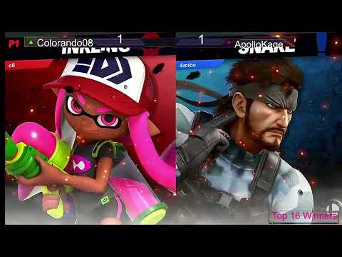 Colorondo8 (Inkling) vs ApolloKage (Snake) Winners Quarter-Finals The Zou 3