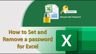 How to Set or Remove a Password in Excel Office 365 latest 2021