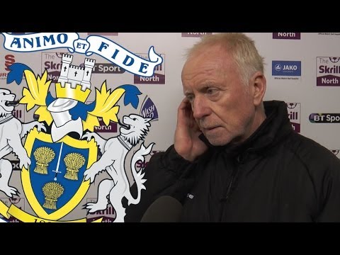 Alan Lord Post-Match Interview - Barrow AFC