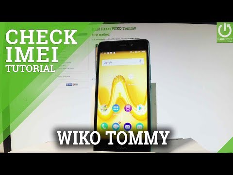How to Find IMEI in WIKO Tommy - Android IMEI Information