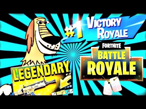 DUKEY FROM JOHNNY TEST GETS A VICTORY ROYALE IN FORTNITE Video