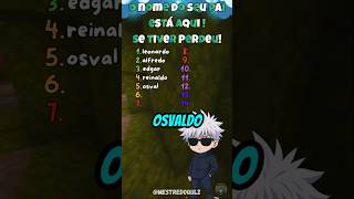 O NOME DO SEU PAI TA NESSE VÍDEO E EU VOU FALAR ELE ! 🗣🤔 #quiz #shorts #roblox