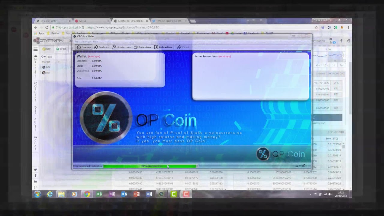 OPCoin (OPC) First steps