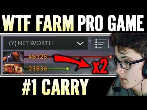 NOT HUMAN FARM Miracle AM 994 GPM in Pro Game Double Enemy Networth Dota 2