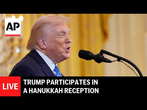 Video | LIVE: Trump participates in a Hanukkah reception