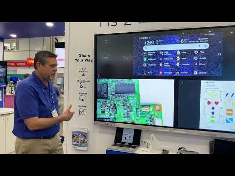 HS 2 Wireless Presentation System at InfoComm