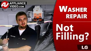 LG Washer Repair: Fills Constantly with Hot Water - Hot Water Inlet Valve