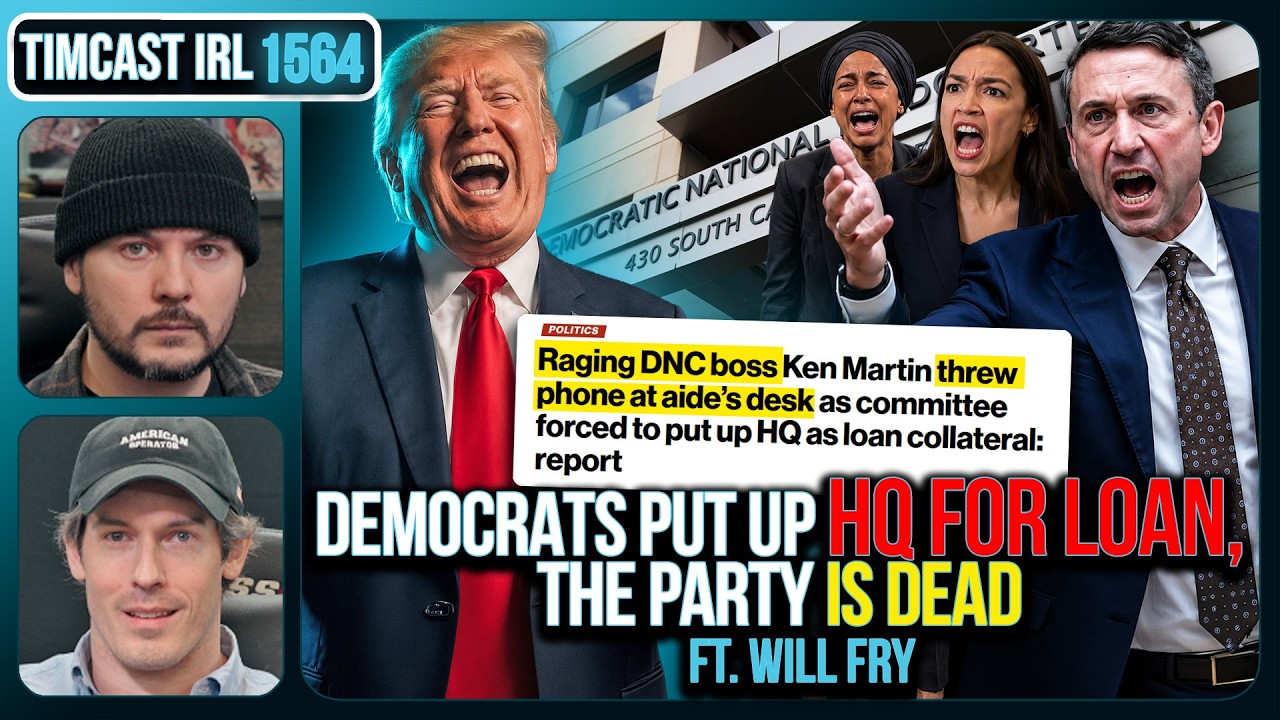 Democrat Boss ATTACKS STAFF, DNC Puts Up HQ For DESPERATE Loan | Timcast IRL