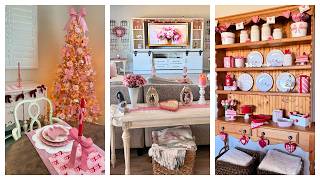 VALENTINE'S DAY HOME TOUR 2026 💗 ROMANTIC VALENTINES DAY DECOR 💗 LOVE SHACK FANCY VIBES