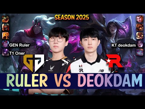 GEN Ruler vs KT deokdam - Ruler VARUS vs deokdam KAI'SA ADC - Patch 15.7 KR Ranked | lolrec