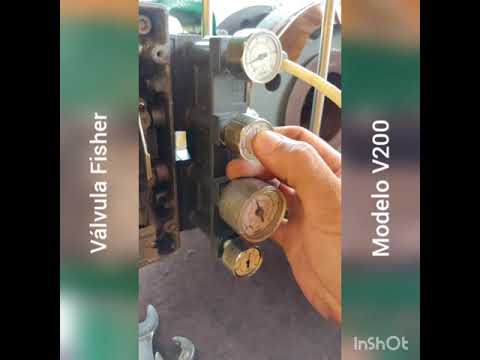 CALIBRATION OF THE VALVE FISHER V200 MODEL, 2052 TYPE, SIZE 2 WITH A POSITIONER FISHER MODEL 3610J