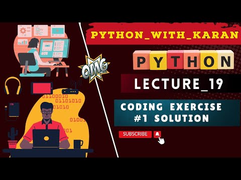 L_19 Coding Exercise 1 Solutions Python For Beginners Pythonwithkaran