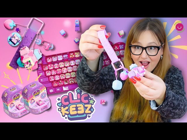 Vídeo relacionado con Goliath - CLICKEEZ Deluxe Llavero - 7 Sorpresas para Hacer Clic y 1 Correa - Teclas Sensoriales de Teclado - 70 Personajes Kawaii - Juguete ASMR Fidget Antiestrés - Idea de Regalo Desde 6 años