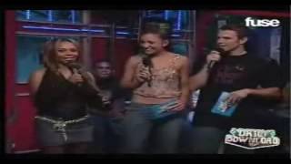 Lil Kim promoting The Naked Truth on FuseTV 2005