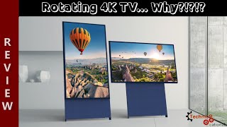 Samsung UHD vs QLED vs A Rotating TV... or is it a fan???
