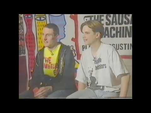 Too Pure / The Sausage Machine - Interview on Transmission, ITV, 1990.