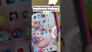 You won’t believe what came out of this iPad🤢🤮#shorts #apple #ipad #nasty #gross #iphone #ios #fyp