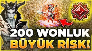 YENİ SUNUCUDA 200 WONLUK BÜYÜK RİSK! 🔥 TÜM SERVETİMİ RİSK ETTİM! 😱 | Metin2 Lodos#3