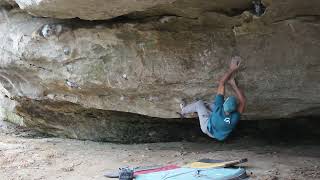 Video thumbnail of Donner, 8A+. Sachsen