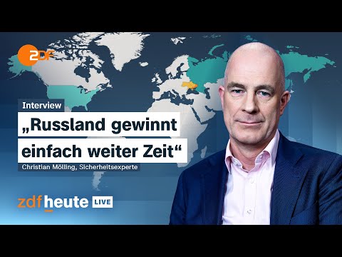 USA, Russland, Ukraine Treffen: Warum das nicht viel bringt | Sicherheitsexperte bei ZDFheute live