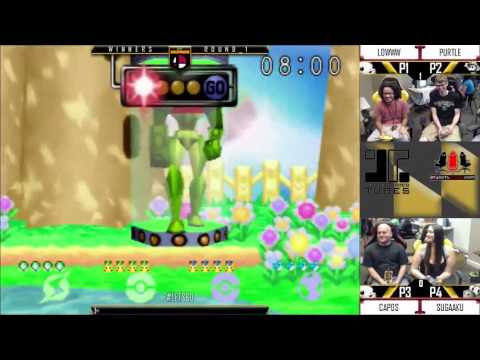 LGB - Lowww (1P) Purtle (2P) Vs. Capos (3P) Sugaaku (4P) SSB64 - Winners 1
